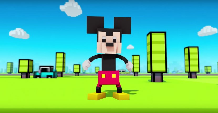 Disney Crossy Road Smash Hit Frogger Mickey Mouse - Grass Transparent PNG