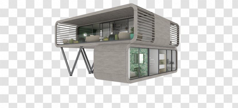 House Facade - Building - Grey Wood Transparent PNG