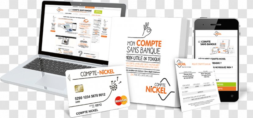 Compte Nickel Bank Account Crédit Agricole Payment - Service Transparent PNG