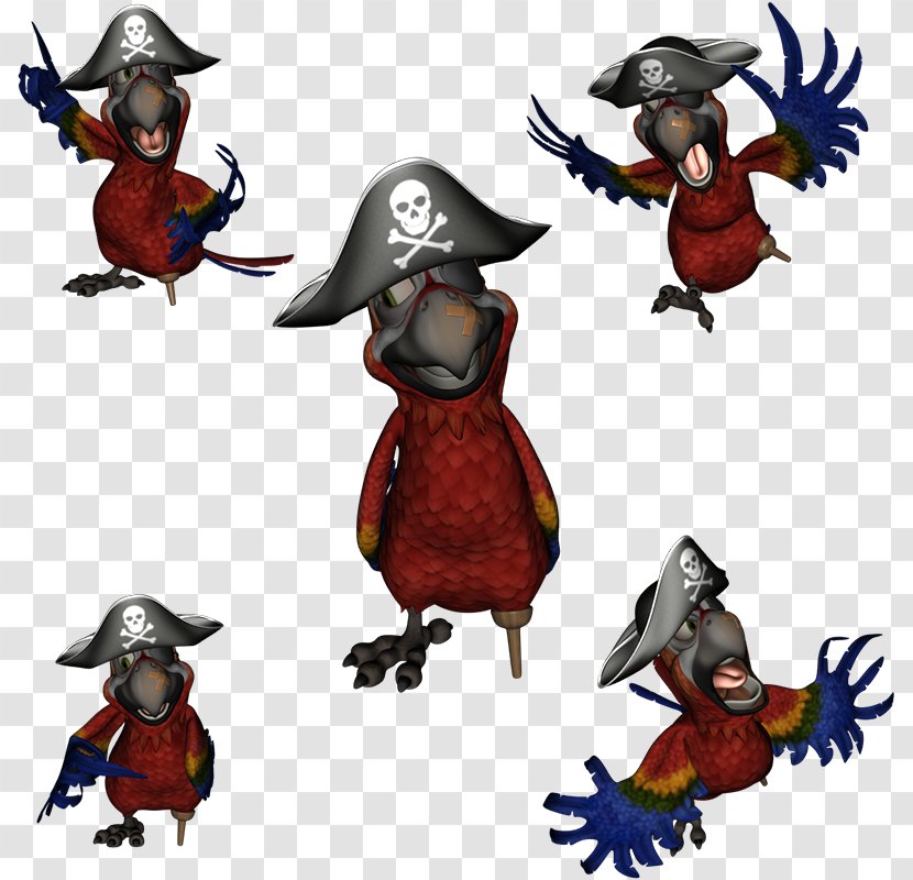 Clip Art - Beak - Pirate Parrot Transparent PNG