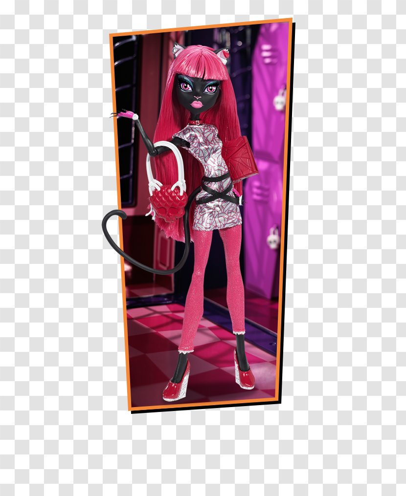 Monster High Friday The 13th Catty Noir Doll Barbie Toy - Action Figures Transparent PNG