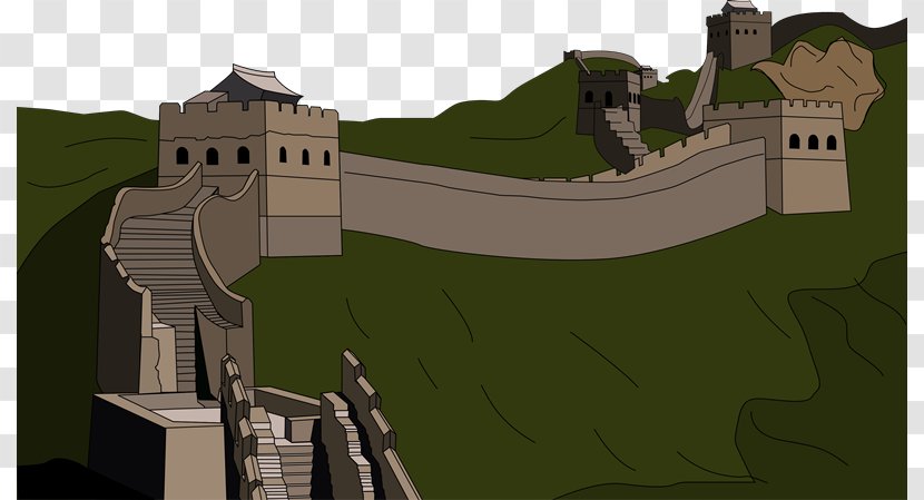 Great Wall Of China Jinshanling Clip Art - Castle - Chinese School Cliparts Transparent PNG