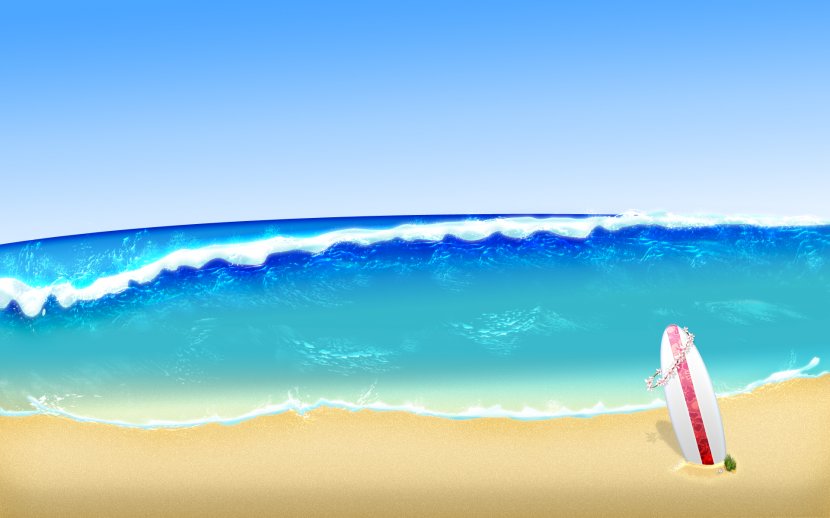 Desktop Wallpaper Theme Summer - Wind Wave - Sea Transparent PNG