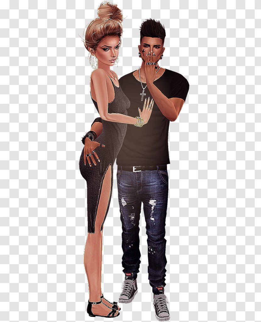 IMVU T-shirt Avatar Couple World Of Warcraft - Trousers Transparent PNG