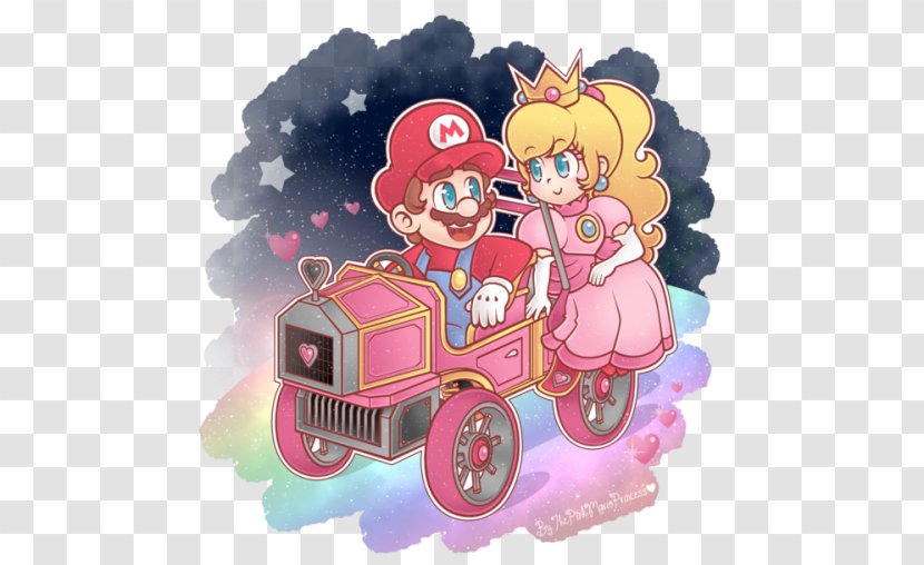 Super Mario Bros. Princess Peach & Sonic At The Olympic Games - Kart - Bros Transparent PNG