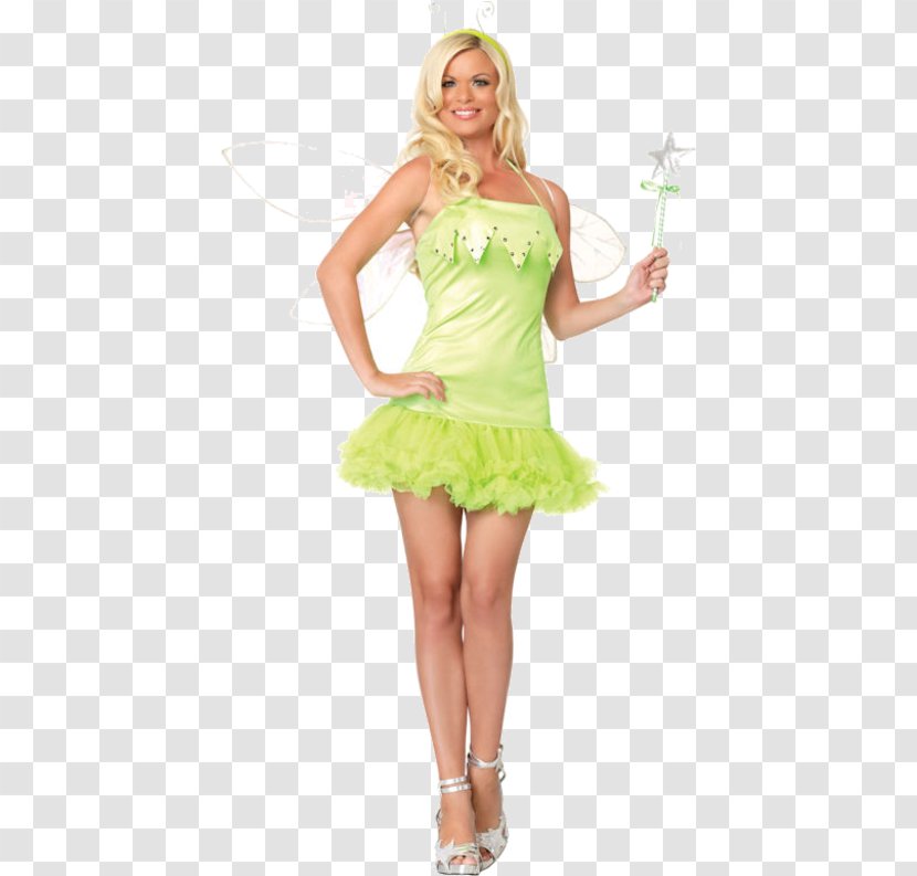 Tinker Bell Pixie Dust Fairy Costume - Cocktail Dress Transparent PNG