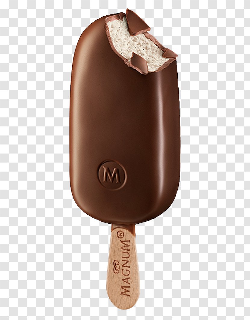 Ice Cream Magnum Wall's Chocolate - Frozen Food Transparent PNG