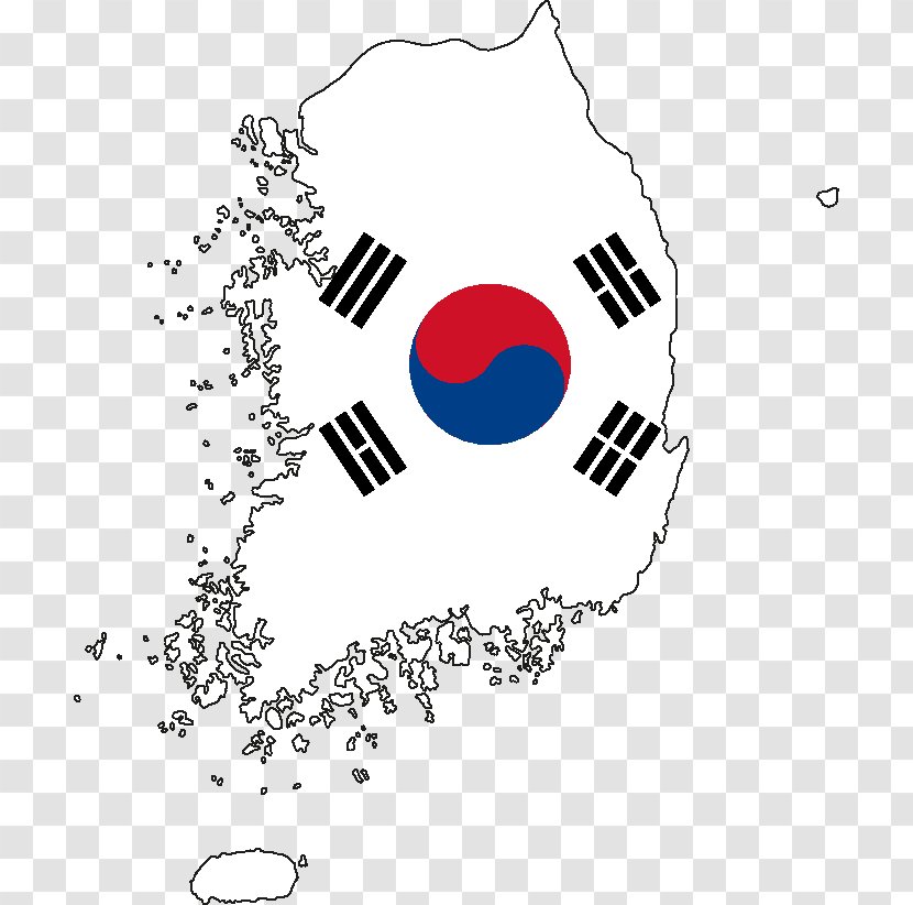Flag Of South Korea National Korean War - White - Taiwan Transparent PNG