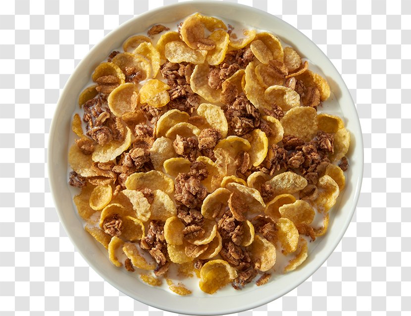 Corn Flakes Breakfast Cereal Mixture Maize - Crepe Oats And Cinnamon Transparent PNG