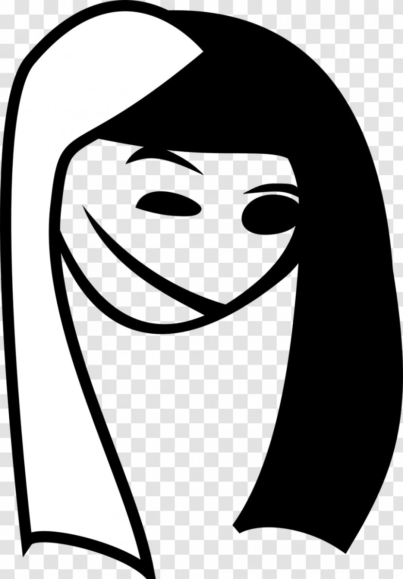 Evil Clip Art - Black And White Transparent PNG