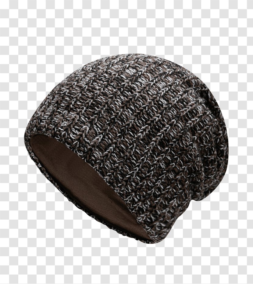 Beanie Crochet Hat Knitting Pom-pom - Cappuccino - Pattern Transparent PNG