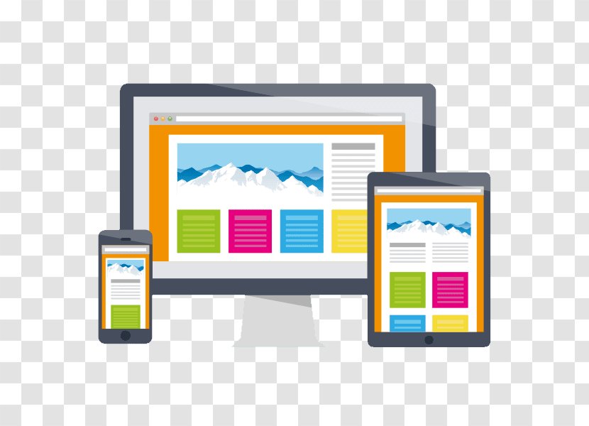 Responsive Web Design Development Digital Marketing Page - Media Queries Transparent PNG