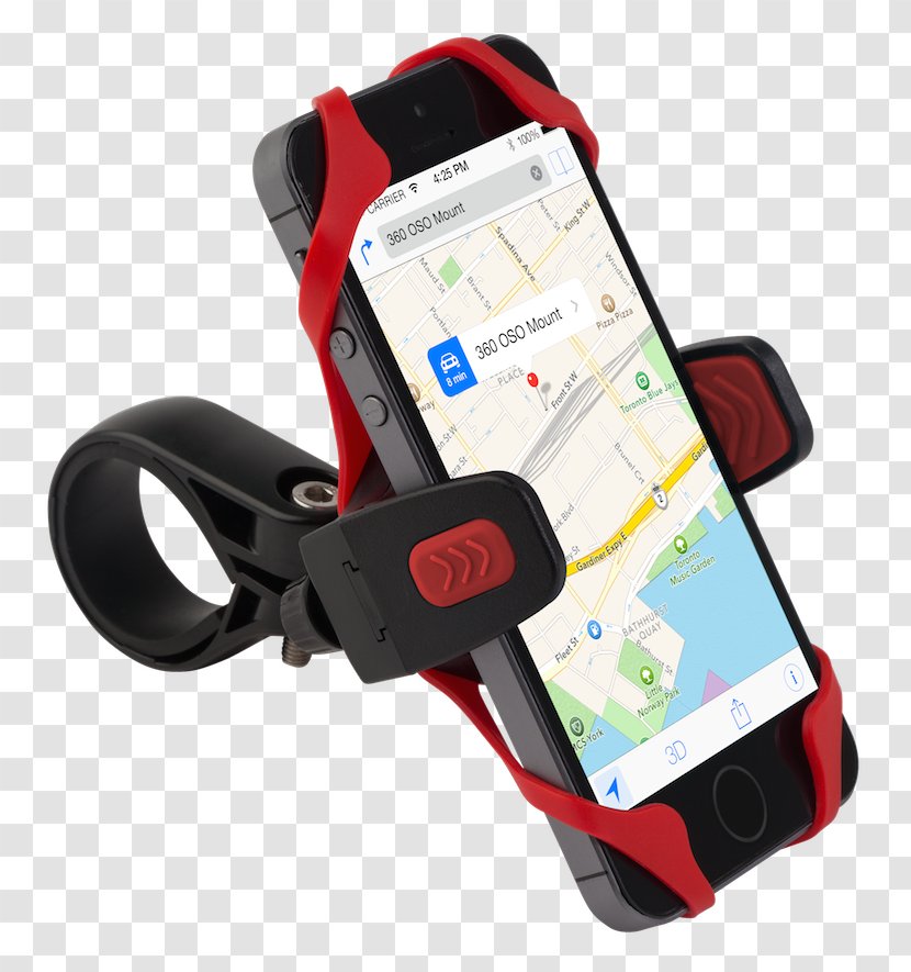 IPhone 4S Motorola Bag Phone Bicycle Smartphone Telephone - Electronic Device - Mount Bike Transparent PNG