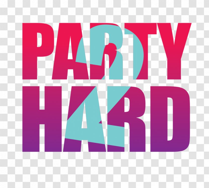 Logo Party Hard 2 Clip Art Brand - Text - Ay Badge Transparent PNG