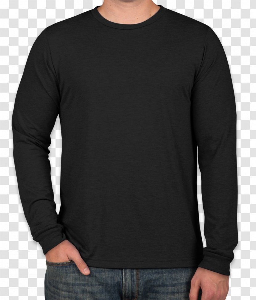 Long-sleeved T-shirt Hoodie Crew Neck - Clothing Transparent PNG