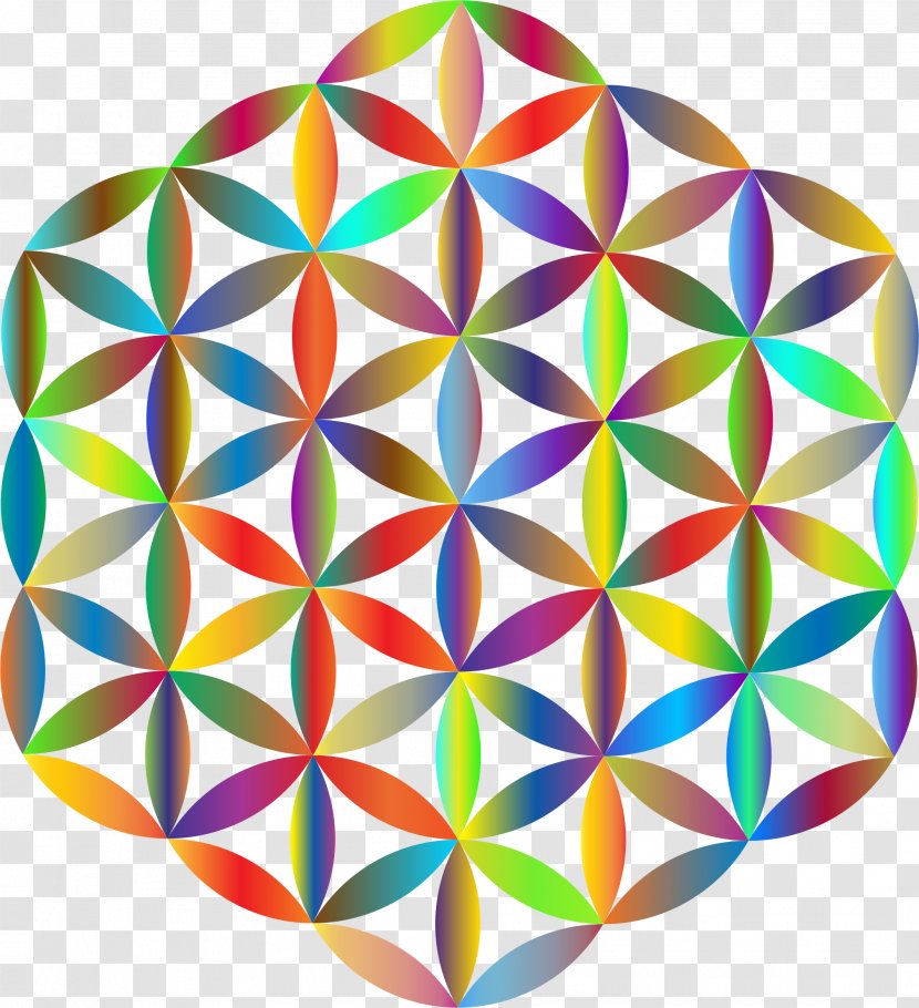 Overlapping Circles Grid Sacred Geometry - Symmetry - Life Transparent PNG