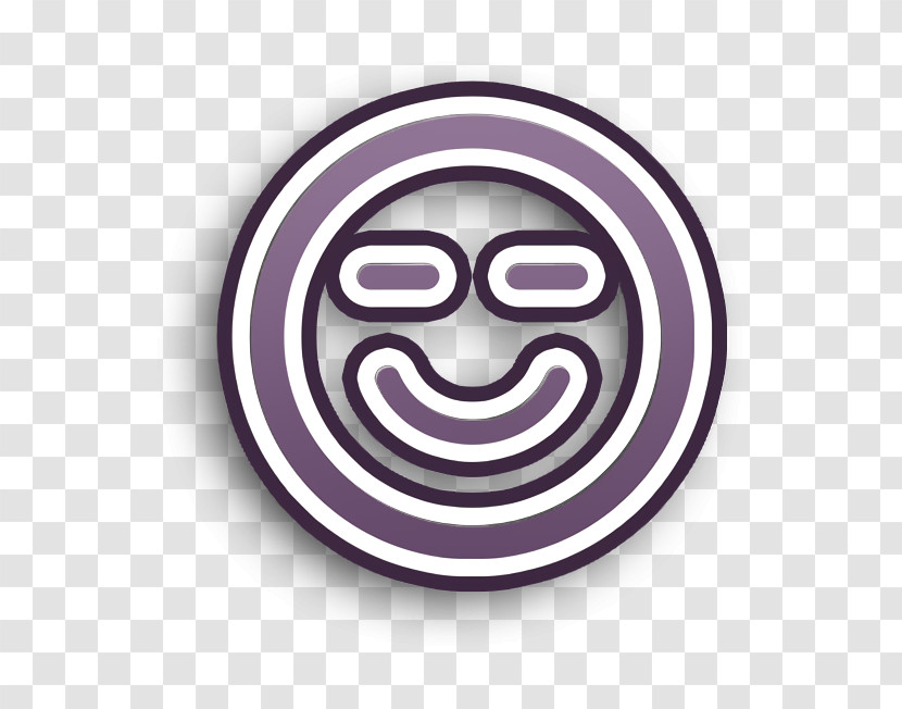 Smiling Emoticon Square Face With Closed Eyes Icon Education Icon Smile Icon Transparent PNG