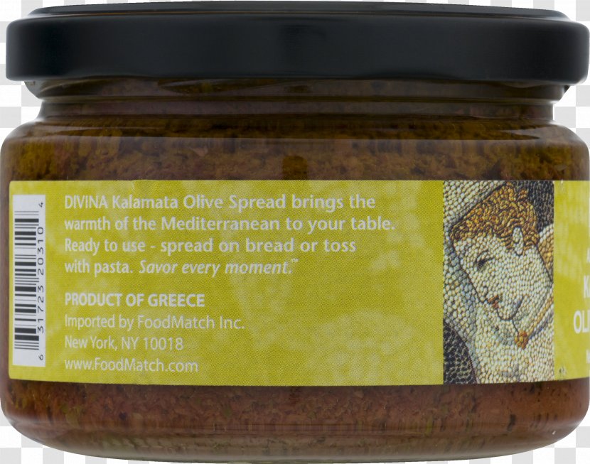 Chutney Kalamata Olive Flavor Spread Transparent PNG