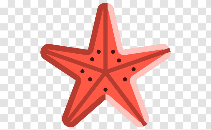 Starfish - Orange - Red Transparent PNG
