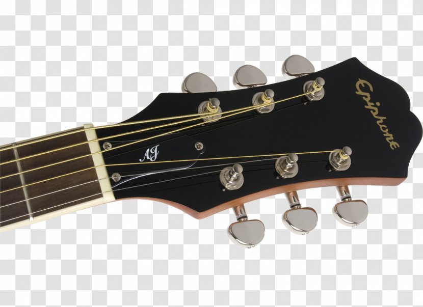 Epiphone AJ-220S Acoustic Guitar AJ-220SCE Acoustic-electric - Cartoon Transparent PNG
