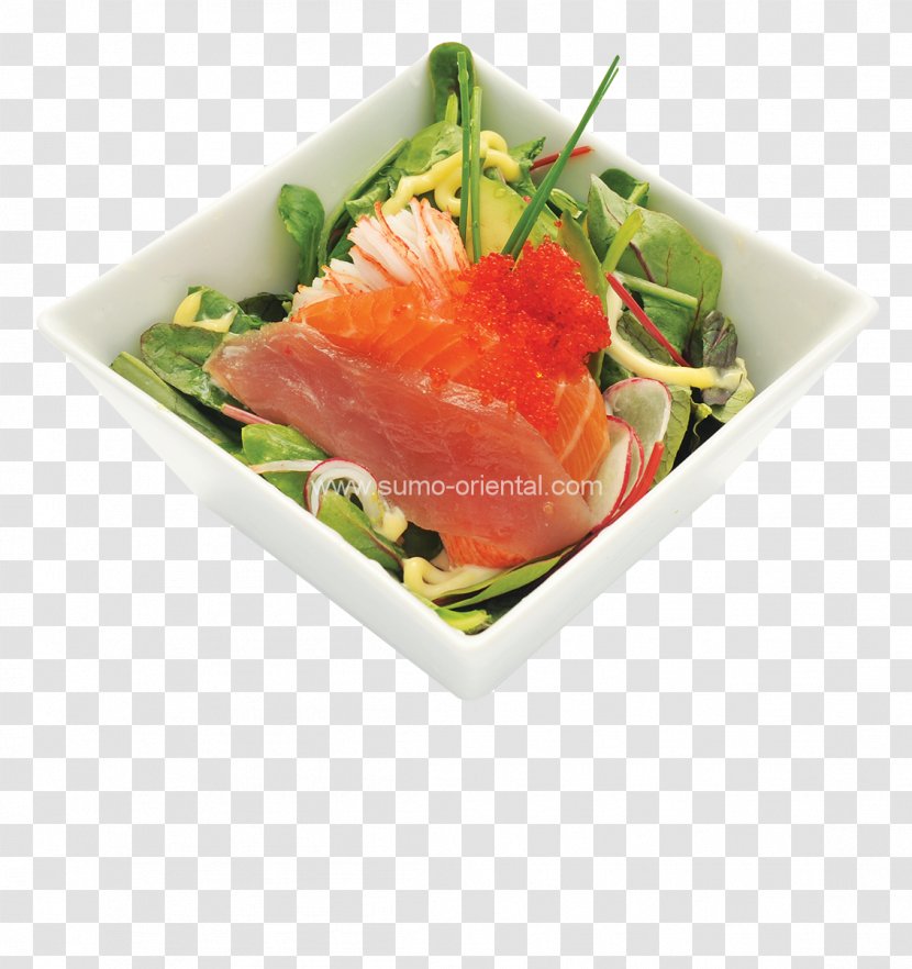 Sashimi Smoked Salmon Lox Carpaccio Recipe - Salad Transparent PNG