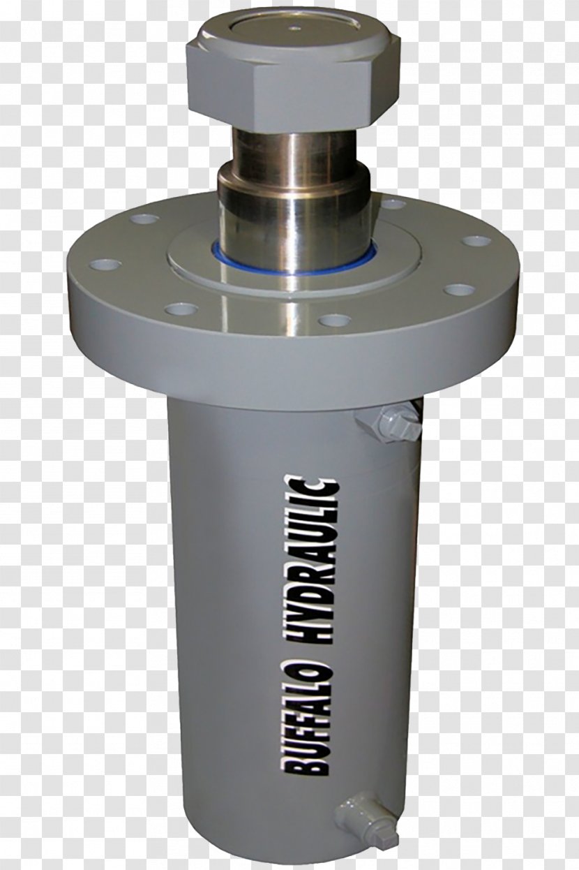 Hydraulic Cylinder Press Flange Hydraulics - Cast Transparent PNG