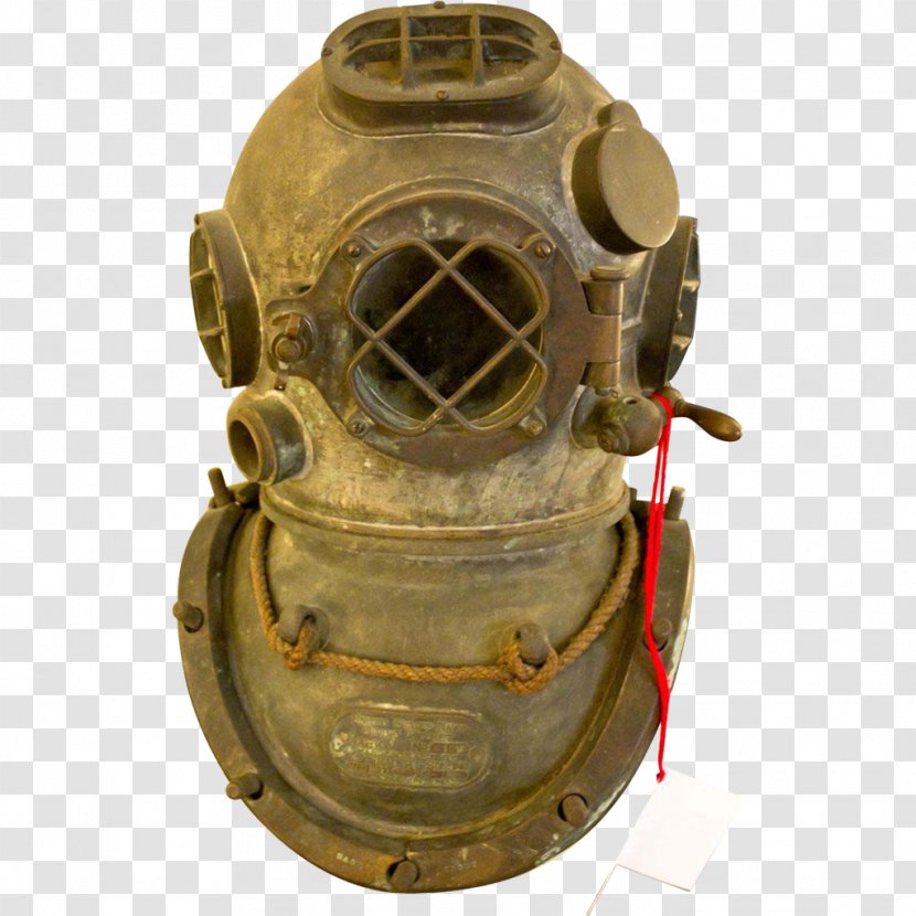 Diving Helmet Underwater Scuba Set Suit United States Navy - Vintage - Diver Transparent PNG