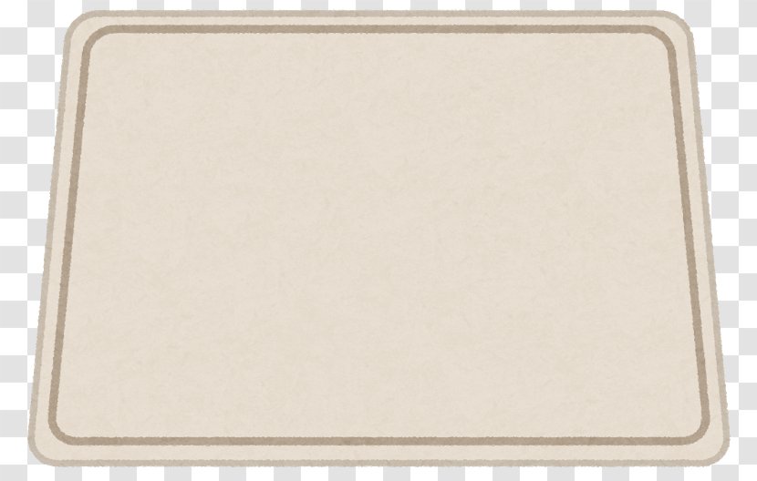 Material Rectangle Beige - Tray Transparent PNG