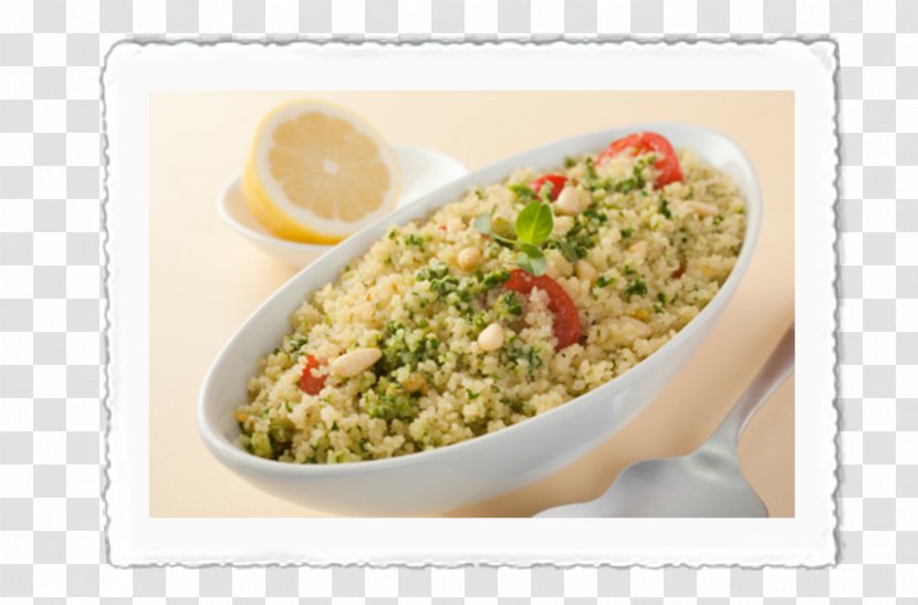 Tabbouleh Couscous Vegetarian Cuisine Greek Salad Mashed Potato - Rice - Pine Nut Oil Transparent PNG