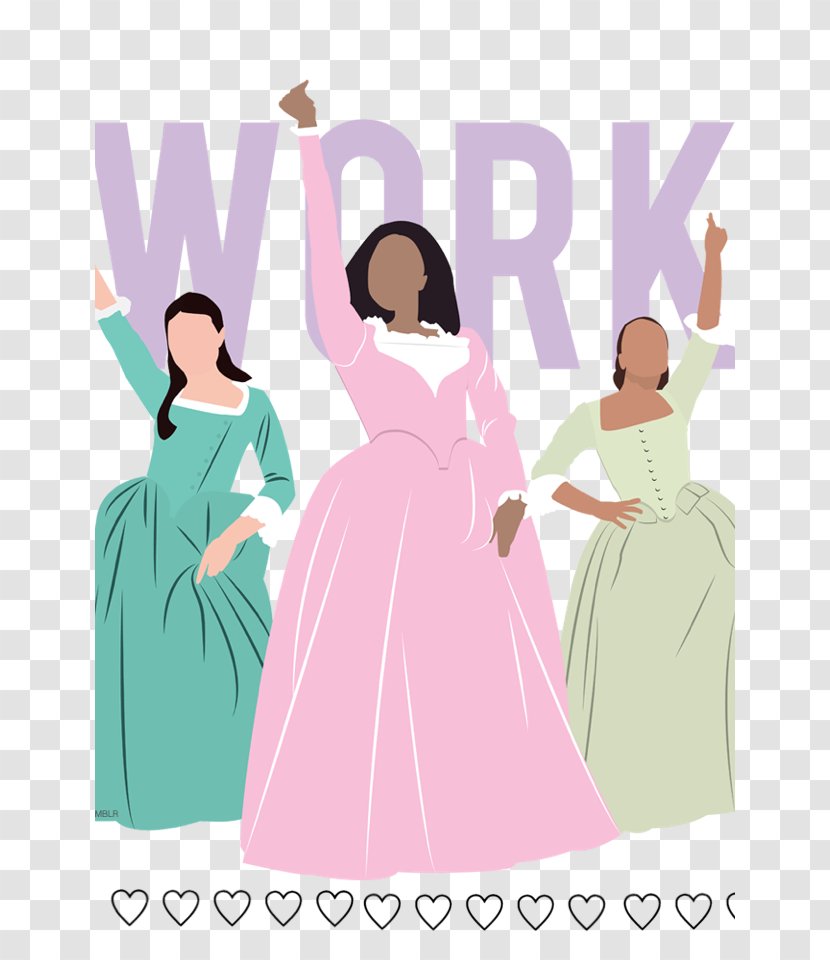 Lock Screen The Schuyler Sisters Broadway Theatre - Silhouette - Flower Transparent PNG
