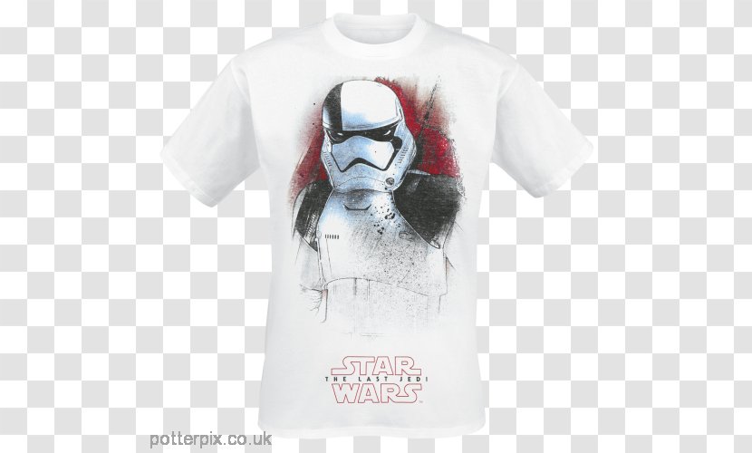 Stormtrooper T-shirt Film Poster Font - Star Wars The Last Jedi Transparent PNG