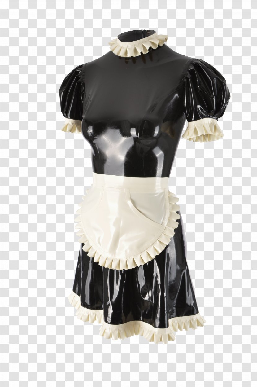 Sleeve T-shirt Dress French Maid Clothing - Silhouette Transparent PNG
