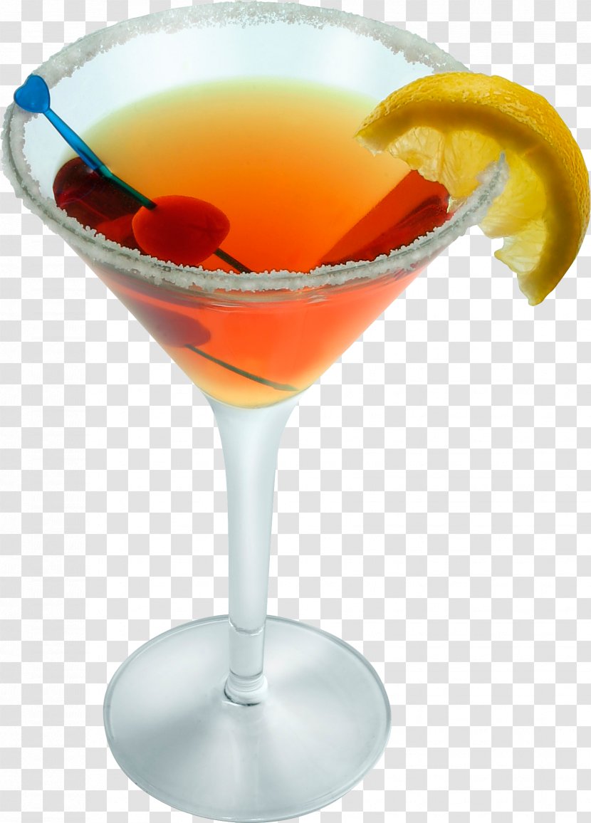 Vodka Martini Cocktail Fizz - Glass Image Transparent PNG