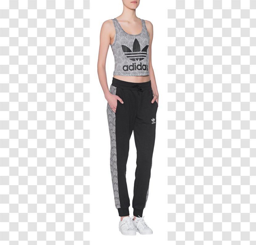 Adidas Stan Smith T-shirt Leggings Sneakers - Fashion Woman Printing Transparent PNG