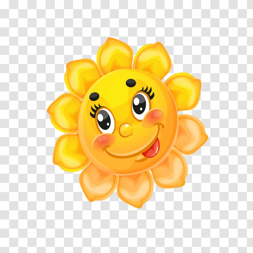 Fundal - Yellow Sun Painted Face Image Transparent PNG