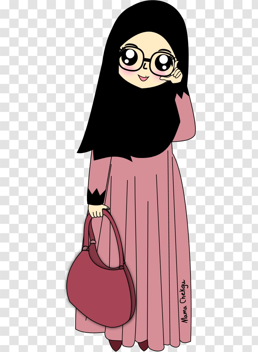 Woman Hijab Muslim Drawing Islam - Watercolor Transparent PNG