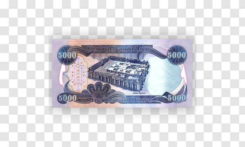 Iraqi Dinar Kurdistan Banknote Denomination Currency - Chinese Waterfall Transparent PNG