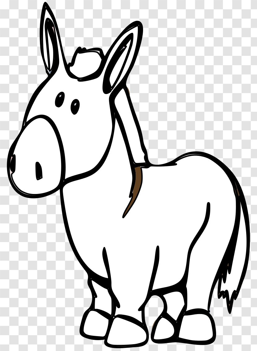 Drawing Donkey Cartoon Clip Art - Animation Transparent PNG