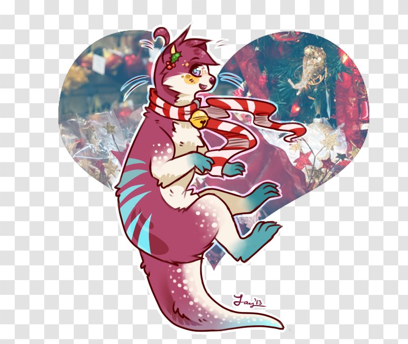 Christmas Day Tile Ornament Illustration Cartoon - Mythical Creature - Atmosphere Transparent PNG