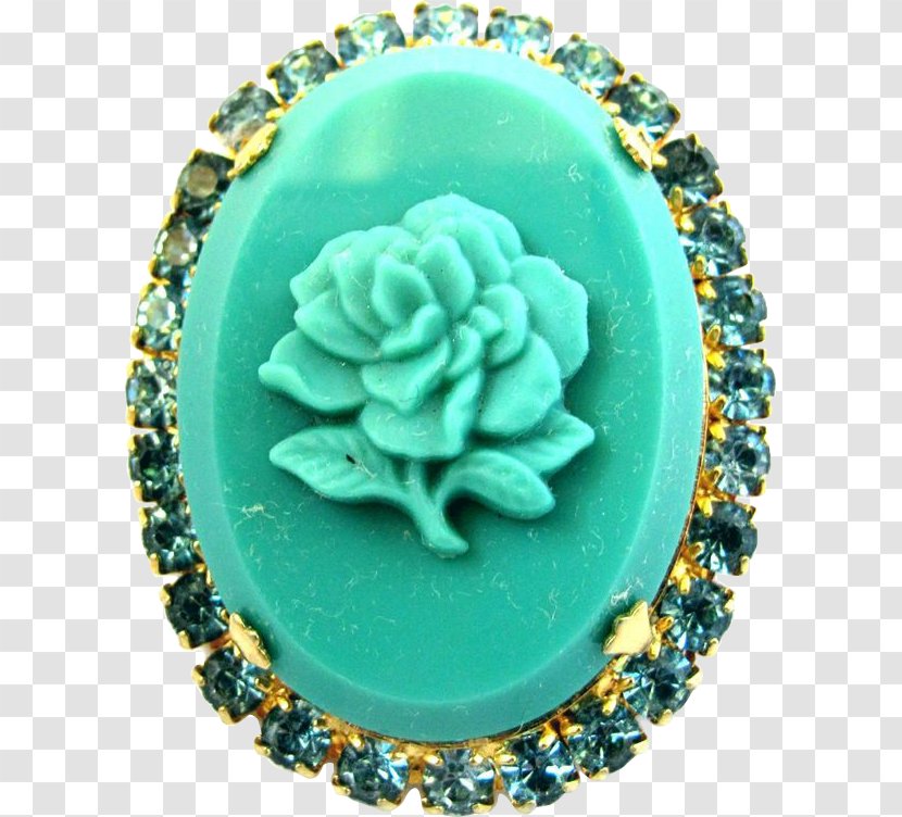 Turquoise Jewellery Cameo Estate Jewelry Ring - Gemstone Transparent PNG