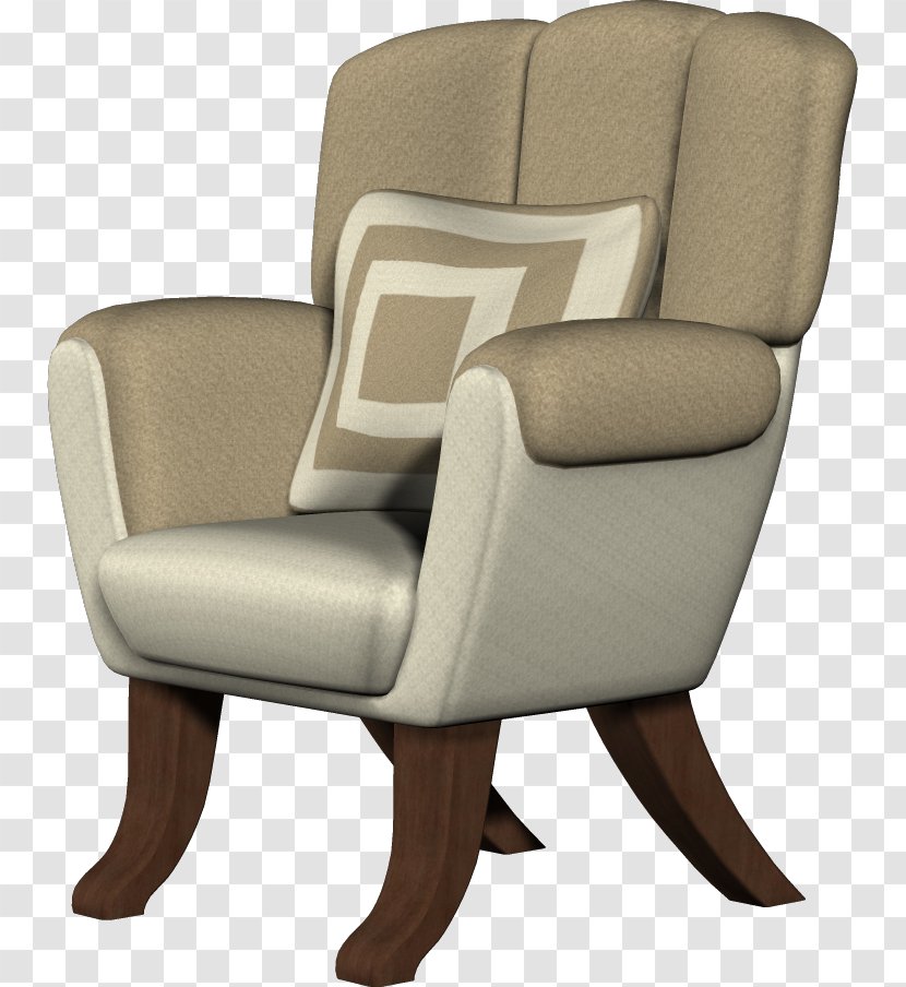 Recliner Furniture Wing Chair Clip Art - Car Seat Cover Transparent PNG