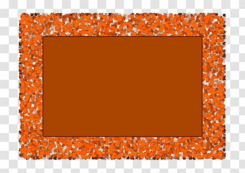 Autumn Clip Art - Placemat - Black Frame Transparent PNG