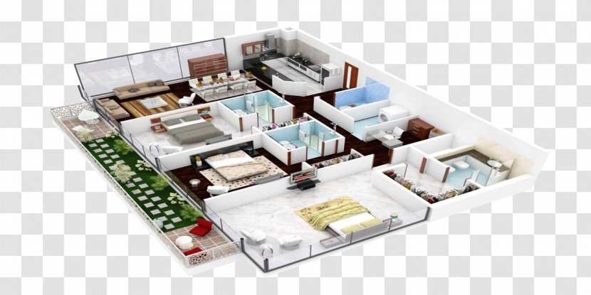 House Plan Room - Architecture - Layout Transparent PNG