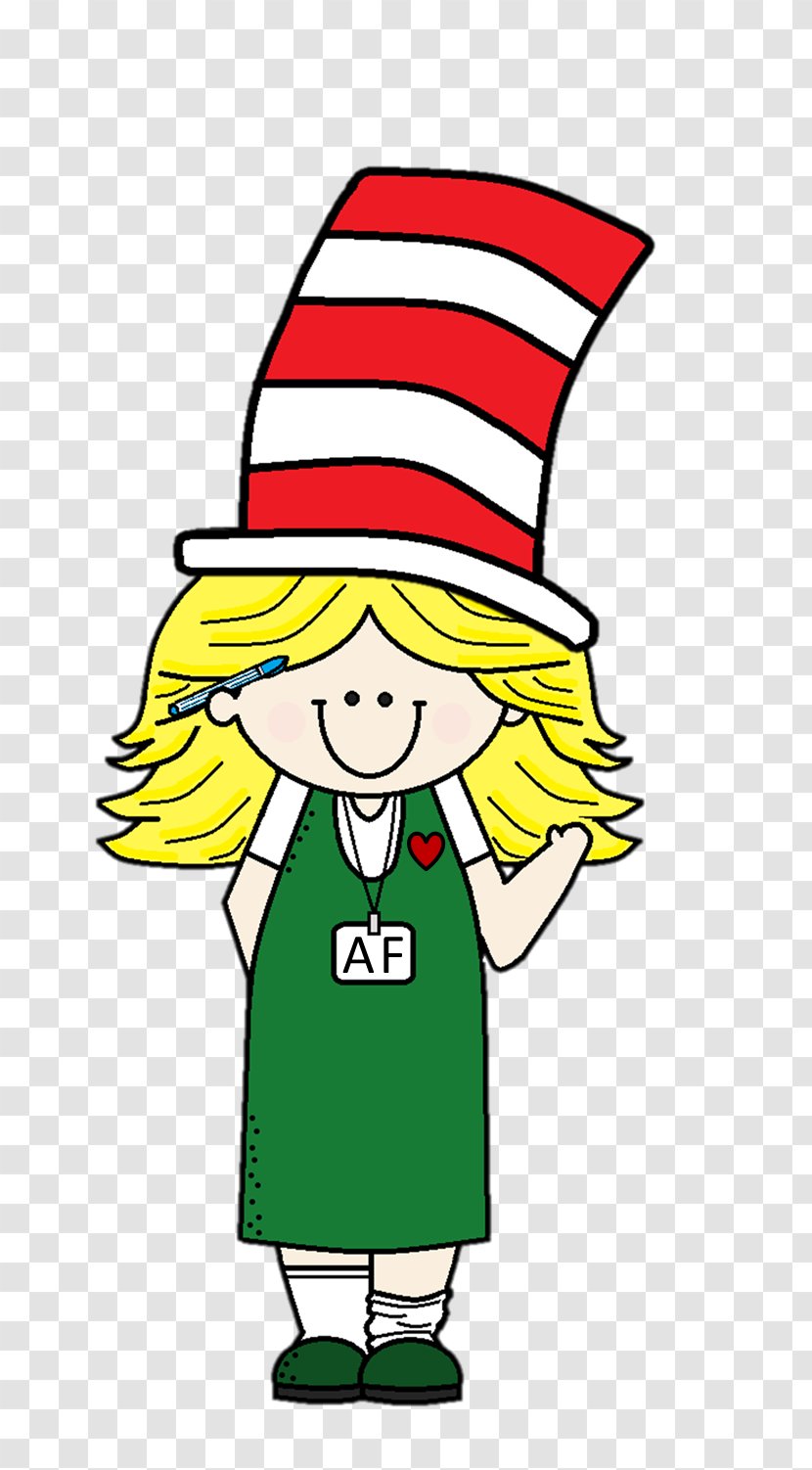 The Cat In Hat Thing One Green Eggs And Ham Clip Art - Dr Seuss Transparent PNG