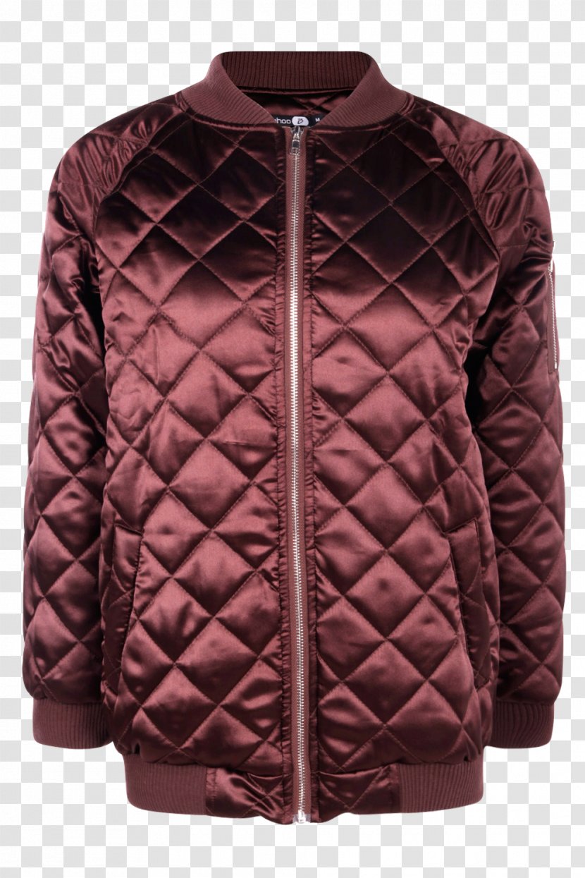 Maroon Jacket - Quilted Transparent PNG