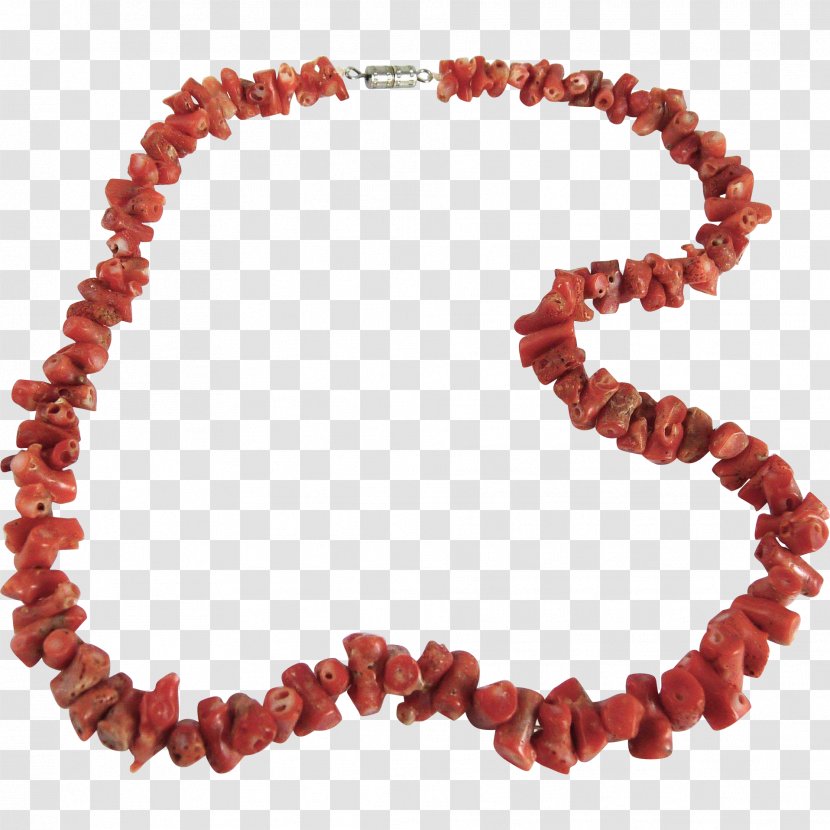Jewellery Necklace Bracelet Choker Red Coral - Gold Transparent PNG