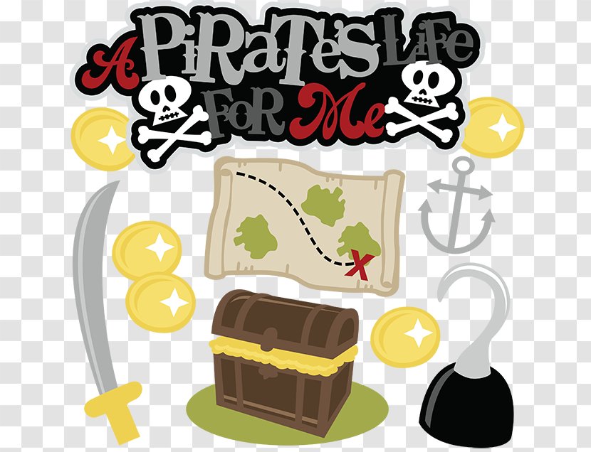 Pirate's Life For Me Clip Art - Artwork - Photobooth Transparent PNG