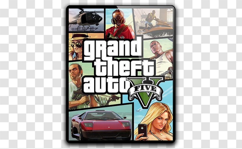 Grand Theft Auto V Auto: San Andreas PlayStation 2 Online Video Game - 5 Transparent PNG