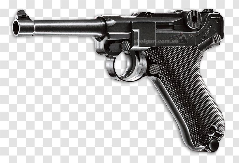 Air Gun Luger Pistol Firearm BB - Flower - Frame Transparent PNG