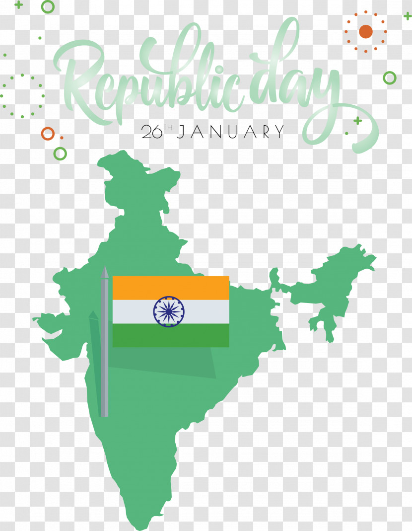 India Republic Day India Map 26 January Transparent PNG